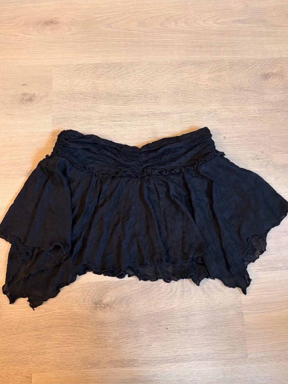 Princess Polly Black Women's Tiered Ruffle Skirt